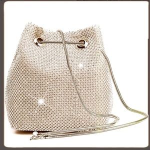 Rhinestone Drawstring “Party Pouch!”